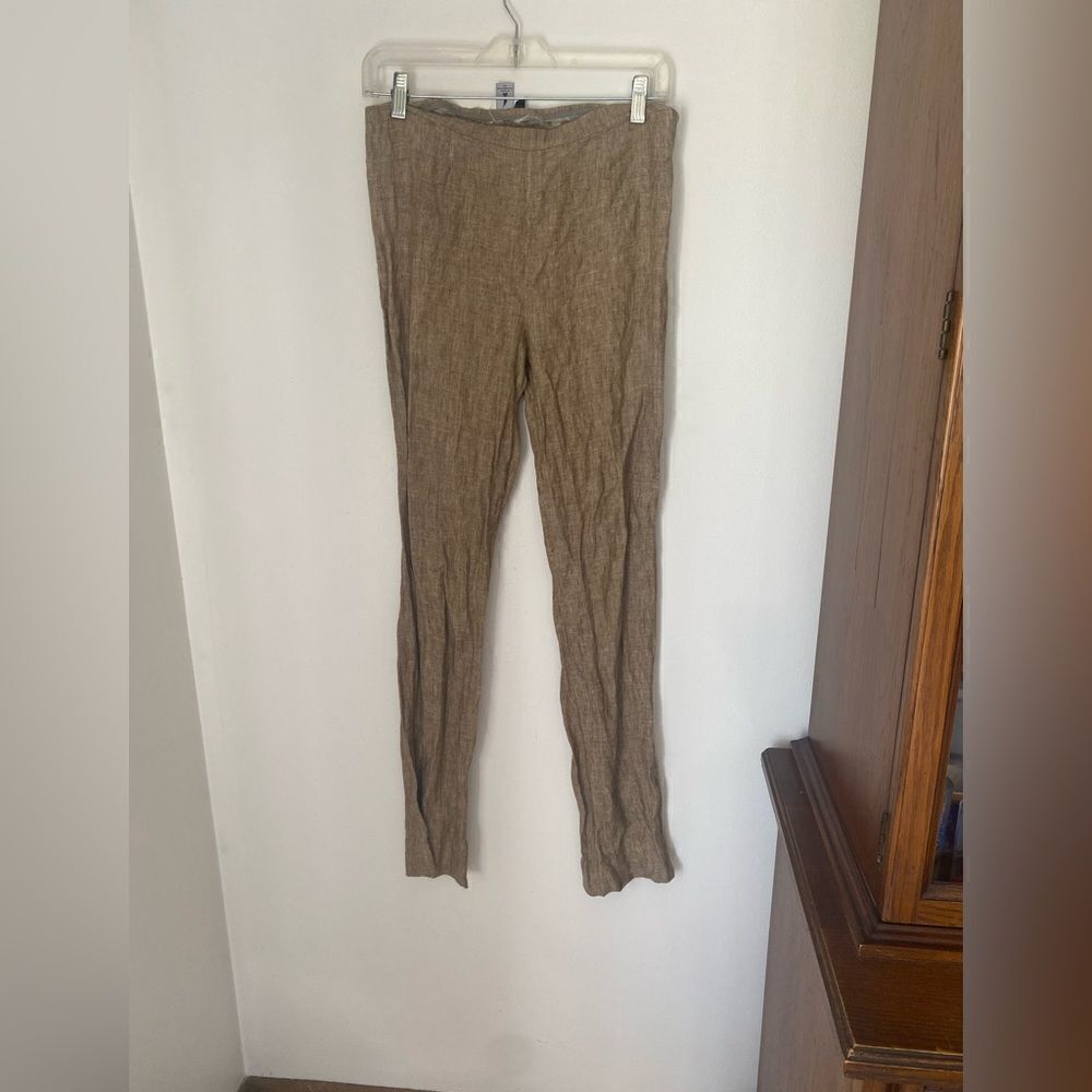 Peace of Cloth Particular Linen Trouser Pants Size 2 Tan